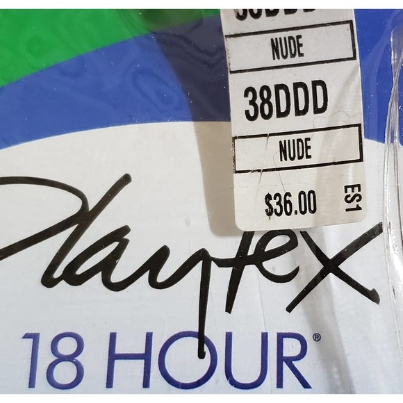 New Playtex 18 Hr Silk Soft Smoothing Bra - 38DDD - Picture 5 of 5